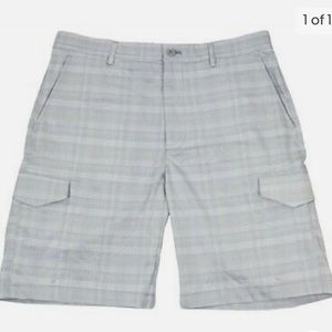 Greg Norman Attack Life Men’s Fairway Chino Shorts, Silver, 40